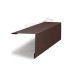 Планка завершающая 50х50 жалюзи Milan 0.45 Drap ST RAL 8017 шоколад