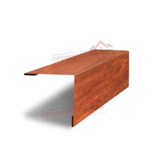 Планка завершающая 50х50 жалюзи Milan 0.45 Print Premium Cherry Wood