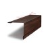 Планка завершающая 50х50 жалюзи Milan 0.45 Print Elite Choco Wood