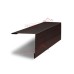 Планка завершающая 50х50 жалюзи Milan 0.45 Print Elite Coffee Wood