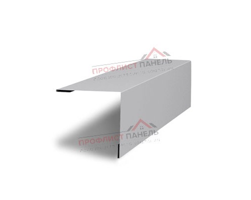 Планка завершающая 50х50 жалюзи Milan 0.45 Print Elite Milky Wood