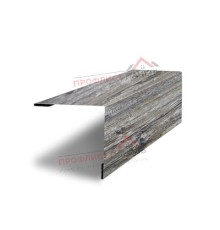 Планка завершающая 50х50 жалюзи Milan 0.45 Print Elite Nordic Wood