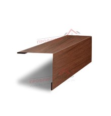 Планка завершающая 50х50 жалюзи Milan 0.45 Print Elite Rowan