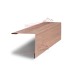 Планка завершающая 50х50 жалюзи Milan 0.45 Print Elite White Wood