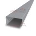 Декоративная планка П - 60х30, двухсторонний ПЭ, Ral 7004 - 0,45мм