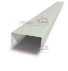 Декоративная планка П - 60х30, ПЭ, Ral 9003 - 0,5мм