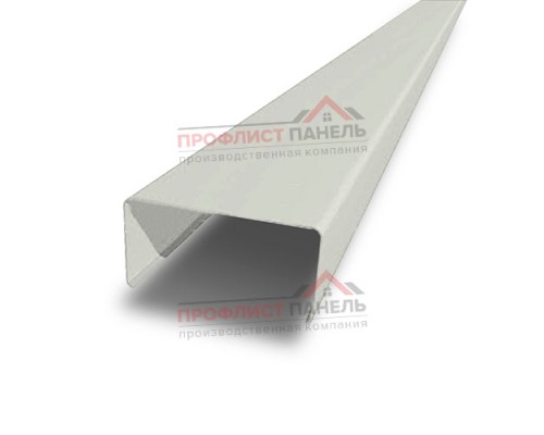 Декоративная планка П - 60х30, ПЭ, Ral 9003 - 0,35мм