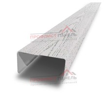 Декоративная планка П - 46х37, Беленый Дуб - 0,45мм