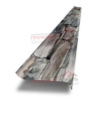 Забор-жалюзи S 58х120 мм, Белый камен - 0,45мм