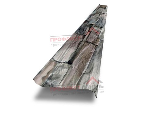 Забор-жалюзи S 58х136 мм, Белый камен - 0,5мм