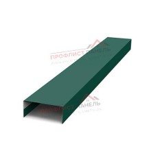 Крепежная планка нижняя Texas 0,45 PE с пленкой RAL 6005 зеленый мох