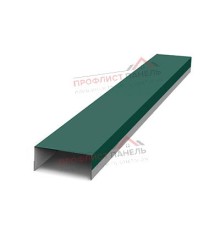 Крепежная планка верхняя Texas 0,45 PE с пленкой RAL 6005 зеленый мох