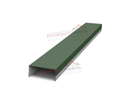 Крепежная планка верхняя Texas 0,5 Velur RAL 6020 хромовая зелень Крепежная планка верхняя Texas 0,5 Velur RAL 6020 хромовая зелень