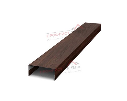 Крепежная планка нижняя Texas 0,45 Print Elite Choco Wood Крепежная планка нижняя Texas 0,45 Print Elite Choco Wood