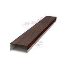 Крепежная планка верхняя Texas 0,45 Print Elite Choco Wood