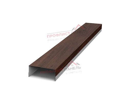 Крепежная планка верхняя Texas 0,45 Print Elite Choco Wood