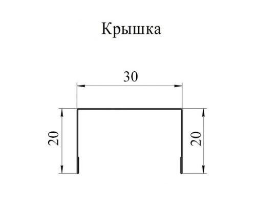 Крышка 30х20 жалюзи Texas 0,7 PE с пленкой RAL 5005 сигнальный синий