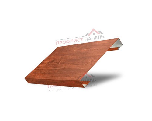 Ламель лицевая 125 жалюзи Texas 0,45 Print Premium Cherry Wood