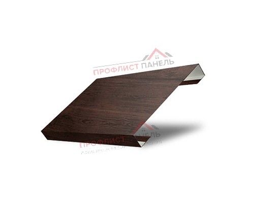 Ламель обратная 125 Texas стартовая/финишная для калиток и ворот 0,45 PT Elite Choco Wood