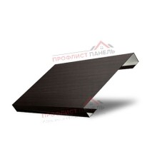 Ламель лицевая 125 жалюзи Texas 0,45 Print Elite Coffee Wood