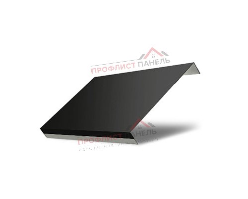 Ламель обратная 150 Texas стартовая/финишная для калиток и ворот 0,45 Drap RAL 9005 черный Ламель обратная 150 Texas стартовая/финишная для калиток и ворот 0,45 Drap RAL 9005 черный