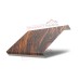 Ламель обратная 150 жалюзи Texas 0,45 Print Elite Chestnut Wood (обратная сторона серая)