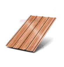 Профнастил ММ35-1000-0.5 ECOSTEEL_T Кедр