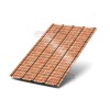 Профнастил ММ35-1000-0.5 ECOSTEEL Кирпич Профнастил ММ35-1000-0.5 ECOSTEEL Кирпич