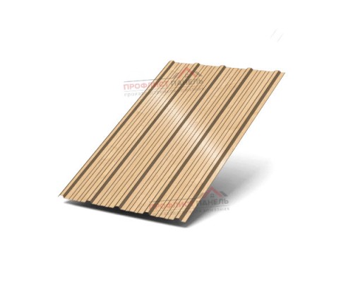 Профнастил ММ35-1000-0.5 ECOSTEEL Клен Профнастил ММ35-1000-0.5 ECOSTEEL Клен