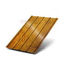 Профнастил ММ35-1000-0.5 ECOSTEEL_T ЗолотойДуб
