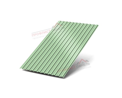 Профилированный лист МП10х1100-0.5 Norman RAL6019 Профилированный лист МП10х1100-0.5 Norman RAL6019