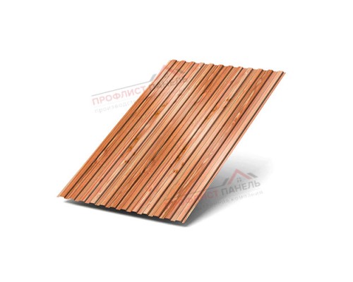 Профнастил МП10-1100 ECOSTEEL_T Кедр Профнастил МП10-1100 ECOSTEEL_T Кедр