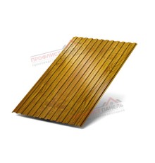Профилированный лист МП10х1100-0.5 ECOSTEEL-T ЗолотойДуб