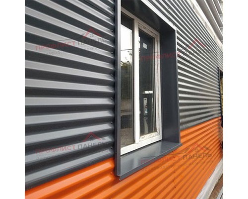 Профилированный лист МП18х1100-0.5 Полиэстер RAL2004