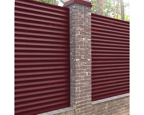 Профнастил МП18-1100-0.65 Полиэстер RAL3005