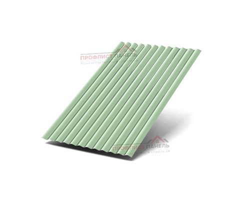 Профилированный лист МП18х1100-0.5 Norman RAL6019 Профилированный лист МП18х1100-0.5 Norman RAL6019