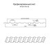 Профилированный лист МП20х1100-0.4 Полиэстер RAL7004