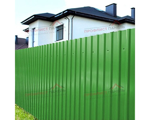 Профнастил МП20-1100-0.5 NormanMP RAL6018 Профнастил МП20-1100-0.5 NormanMP RAL6018