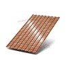 Профнастил МП20-1100-0.5 ECOSTEEL Кирпич Профнастил МП20-1100-0.5 ECOSTEEL Кирпич