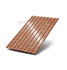 Профилированный лист МП20х1100-0.5 ECOSTEEL Кирпич