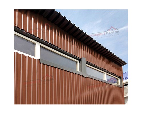 Профилированный лист МП35х1035-0.5 Viking E RAL8004