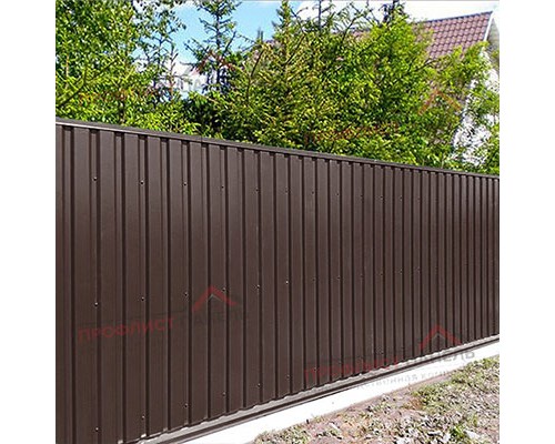 Профнастил МП35-1035-0.5 Пластизол RAL8017