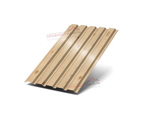 Профилированный лист МП35х1035-0.5 ECOSTEEL-MA Сосна Профилированный лист МП35х1035-0.5 ECOSTEEL-MA Сосна