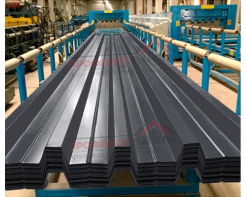 Профнастил Н57-750-0.7 Полиэстер RAL7024