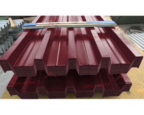 Профилированный лист Н60х845-0.65 Полиэстер RAL3005