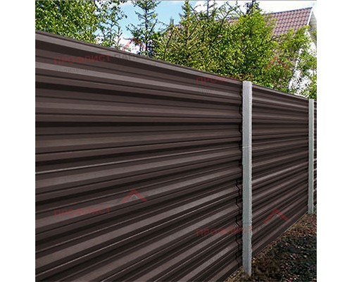 Профнастил НС35-1000-0.5 Призма RAL8017