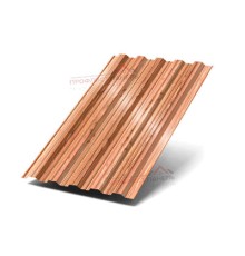 Профнастил НС35-1000-0.5 ECOSTEEL_T Кедр