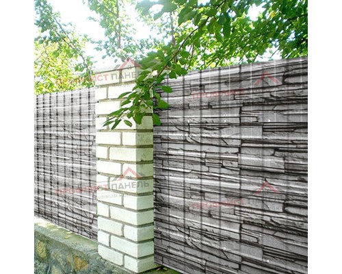 Профнастил МП10-1100 ECOSTEEL Белый Плитняк