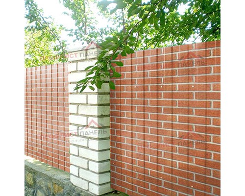 Профнастил МП10-1100 ECOSTEEL Кирпич Профнастил МП10-1100 ECOSTEEL Кирпич