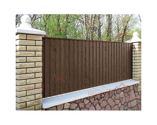 Профнастил МП20-1100-0.5 ECOSTEEL МореныйДуб
